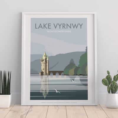Lake Vyrnwy By Artist Dave Thompson - Premium Art Print