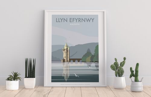 Llyn Efyrnwy By Artist Dave Thompson - Premium Art Print