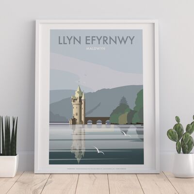 Llyn Efyrnwy By Artist Dave Thompson - Premium Art Print
