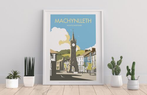 Machynlleth By Artist Dave Thompson - Premium Art Print