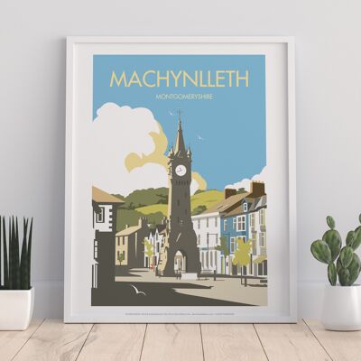 Machynlleth By Artist Dave Thompson - Premium Art Print