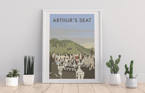 Arthur's Seat By Artist Dave Thompson - Premium Art Print