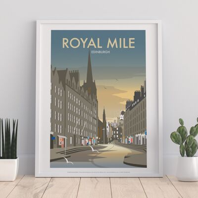 Royal Mile By Artist Dave Thompson - Premium Art Print