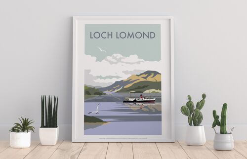 Loch Lomand By Artist Dave Thompson - Premium Art Print
