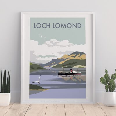 Loch Lomand By Artist Dave Thompson - Premium Art Print