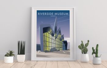 Riverside Museum par l'artiste Dave Thompson - 11X14" Art Print