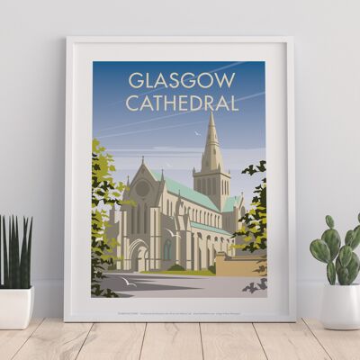 Glasgow Cathedral By Artist Dave Thompson - Art Print
