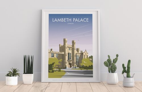 Lambeth Palace By Artist Dave Thompson - Premium Art Print