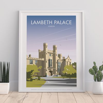 Lambeth Palace By Artist Dave Thompson - Premium Art Print