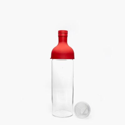 Iced Tea Glass Bottle - Red