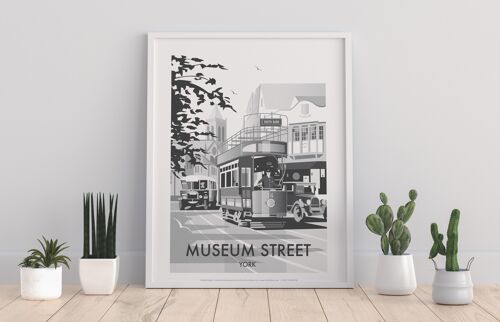 Museum Street By Artist Dave Thompson - Premium Art Print