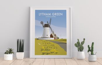Lytham Green par l'artiste Dave Thompson - Impression d'art premium