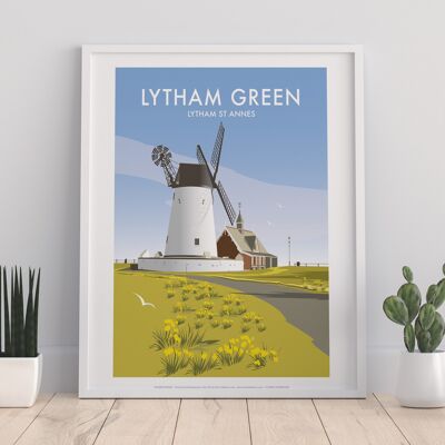 Lytham Green By Artist Dave Thompson - Premium Art Print