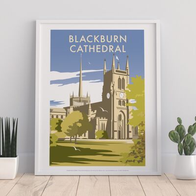 Blackburn Cathedral By Artist Dave Thompson - Art Print