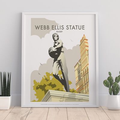 Webb Ellis Statue By Artist Dave Thompson - Art Print