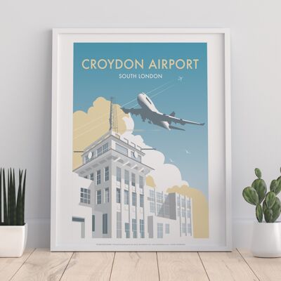 Croydon Airport By Artist Dave Thompson - Premium Art Print