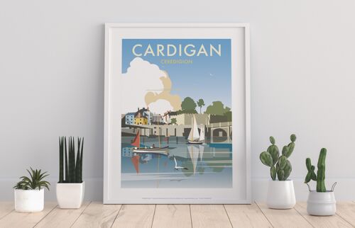 Cardigan By Artist Dave Thompson - 11X14” Premium Art Print