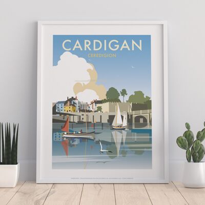 Cardigan By Artist Dave Thompson - 11X14” Premium Art Print