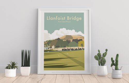 Llanfoist Bridge By Artist Dave Thompson - 11X14” Art Print