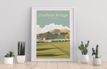 Pont de Llanfoist par l'artiste Dave Thompson - 11X14" Art Print