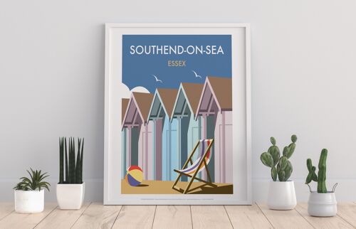 Southend-On-Sea By Artist Dave Thompson - Premium Art Print