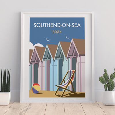 Southend-On-Sea By Artist Dave Thompson - Premium Art Print