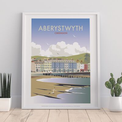 Aberystwyth By Artist Dave Thompson - Premium Art Print