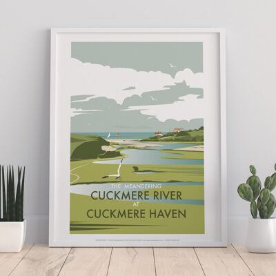 The Meandering Cuckmere River By Dave Thompson Art Print
