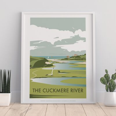 The Cuckmere River By Artist Dave Thompson - Art Print