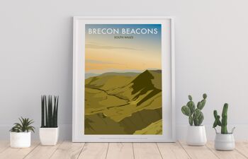 Breacon Beacons par l'artiste Dave Thompson - Impression d'art premium