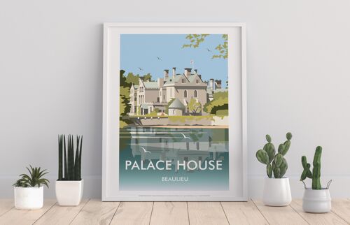 Palace House By Artist Dave Thompson - Premium Art Print