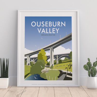 Ouseburn Valley By Artist Dave Thompson - Premium Art Print