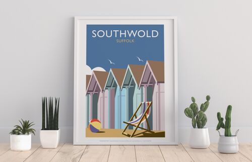 Southwold By Artist Dave Thompson - 11X14” Premium Art Print