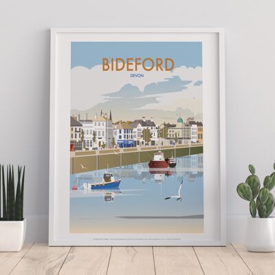 Bideford, Devon By Artist Dave Thompson - Premium Art Print