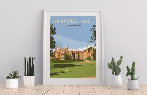 Kentwell Hall By Artist Dave Thompson - Premium Art Print