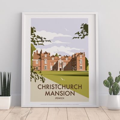 Christchurch Masion By Artist Dave Thompson - Art Print