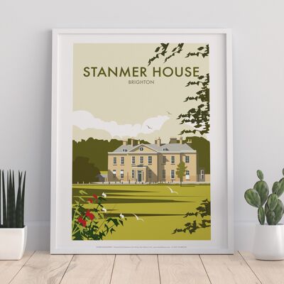 Stanmer House By Artist Dave Thompson - Premium Art Print