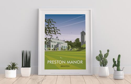 Preston Manor By Artist Dave Thompson - Premium Art Print