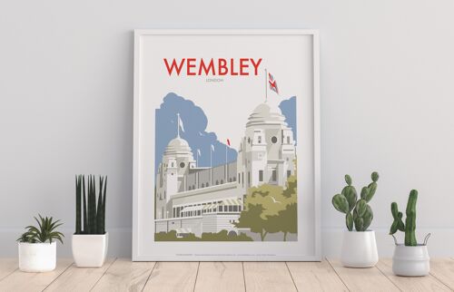 Wembley By Artist Dave Thompson - 11X14” Premium Art Print