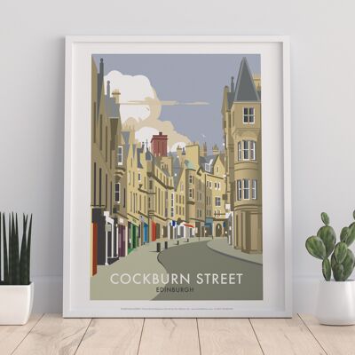 Cockburn Street By Artist Dave Thompson - Premium Art Print