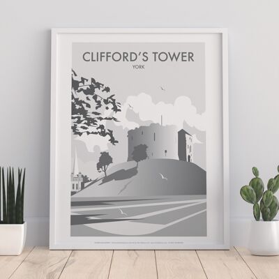 Clifford's Tower By Artist Dave Thompson - 11X14” Art Print