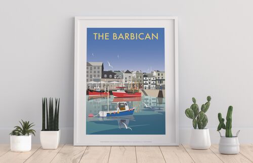 The Barbican By Artist Dave Thompson - Premium Art Print