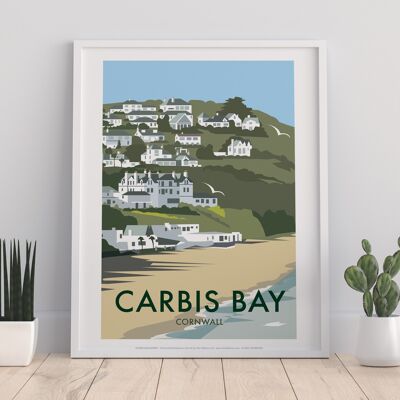 Carbis Bay By Artist Dave Thompson - Premium Art Print