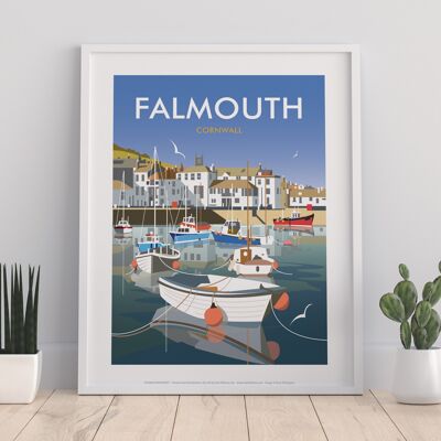 Falmouth By Artist Dave Thompson - 11X14” Premium Art Print