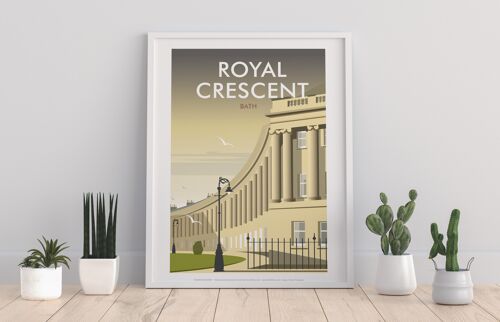 Royal Crescent By Artist Dave Thompson - Premium Art Print