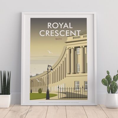 Royal Crescent By Artist Dave Thompson - Premium Art Print