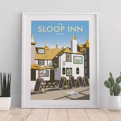 The Sloop Inn By Artist Dave Thompson - Premium Art Print
