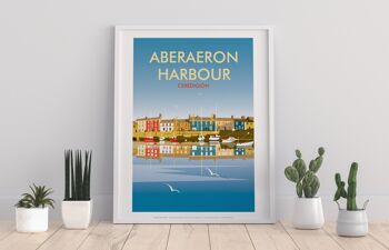 Port d'Aberaeron par l'artiste Dave Thompson - Impression artistique