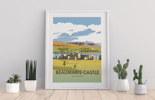 Beaumaris Castle By Artist Dave Thompson - 11X14” Art Print
