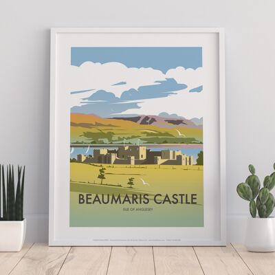 Beaumaris Castle By Artist Dave Thompson - 11X14” Art Print